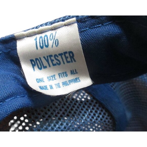 Vintage Cloud Ceramics Trucker Hat White & Blue Mesh Snapback One Size Polyester - Picture 4 of 4